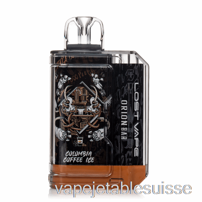 Vape Suisse Perdu Vape Orion Bar 7500 Jetable Colombie Café Glace
